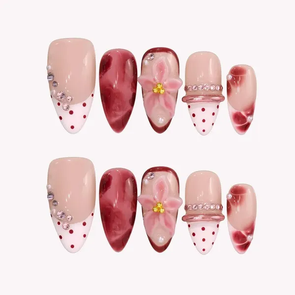 Abstract_Press_On_Nails_For_Women