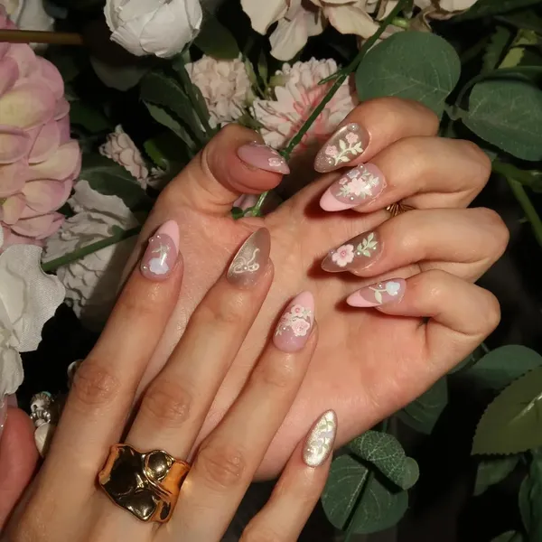 Abstract_Press_On_Nails_For_Women
