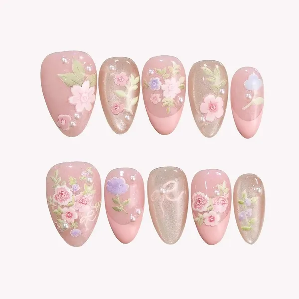 Abstract_Press_On_Nails_For_Women