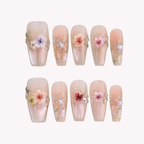 Abstract_Press_On_Nails_For_Women