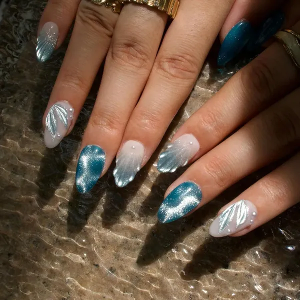 Abstract_Press_On_Nails_For_Women