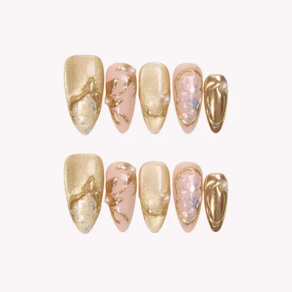 Abstract_Press_On_Nails_For_Women