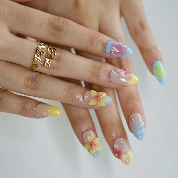 Abstract_Press_On_Nails_For_Women