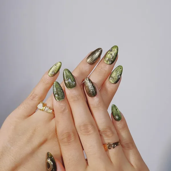Abstract_Press_On_Nails_For_Women
