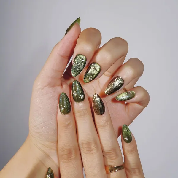 Abstract_Press_On_Nails_For_Women
