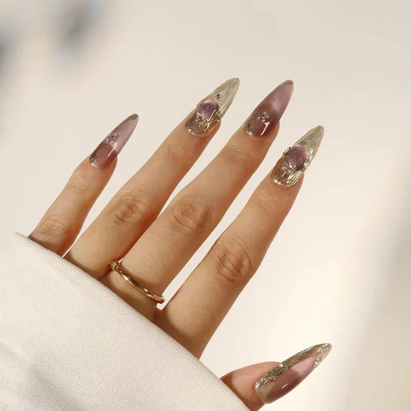 Abstract_Press_On_Nails_For_Women