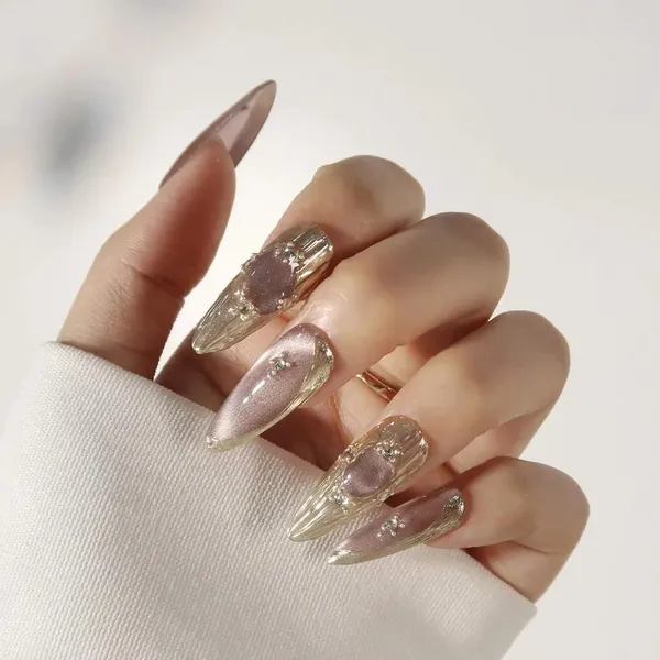Abstract_Press_On_Nails_For_Women