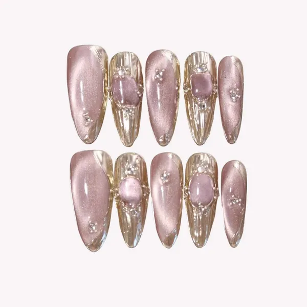 Abstract_Press_On_Nails_For_Women