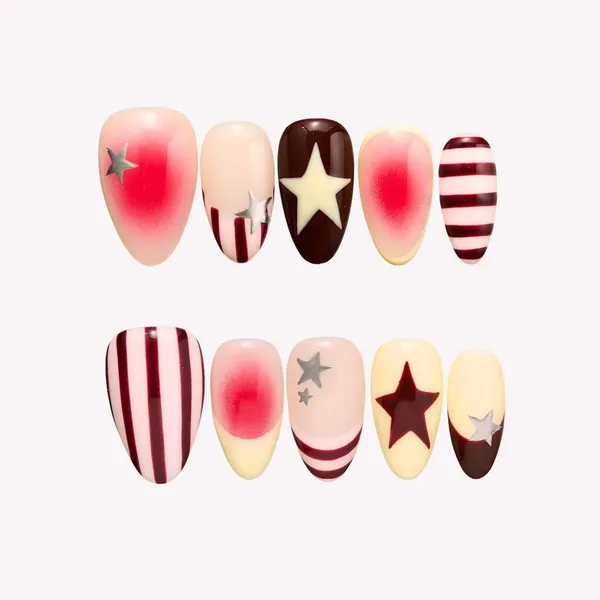 Abstract_Press_On_Nails_For_Women
