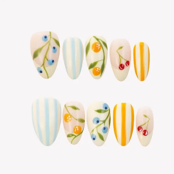 Abstract_Press_On_Nails_For_Women
