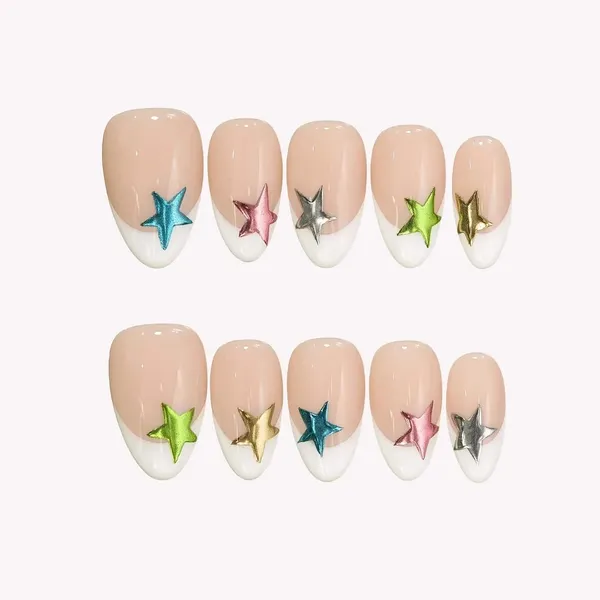 Abstract_Press_On_Nails_For_Women