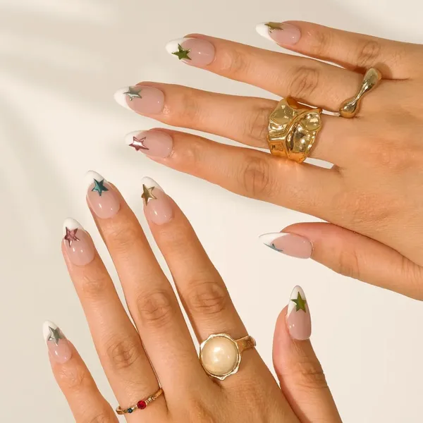 Abstract_Press_On_Nails_For_Women