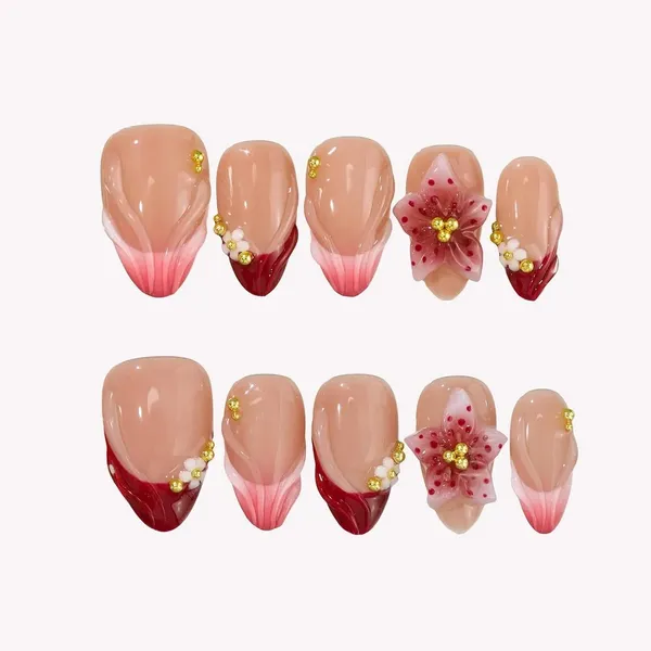 Abstract_Press_On_Nails_For_Women