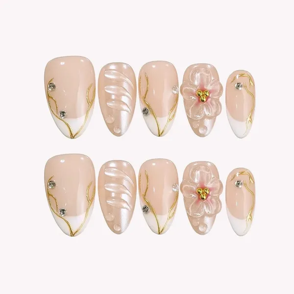 Abstract_Press_On_Nails_For_Women