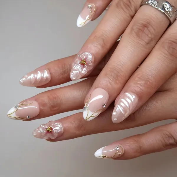 Abstract_Press_On_Nails_For_Women