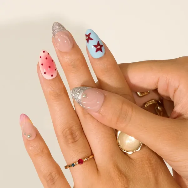 Abstract_Press_On_Nails_For_Women