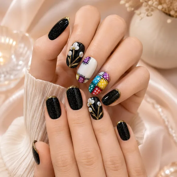 Abstract_Press_On_Nails_For_Women