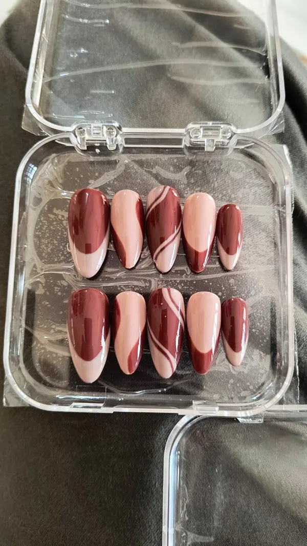 Abstract_Press_On_Nails_For_Women