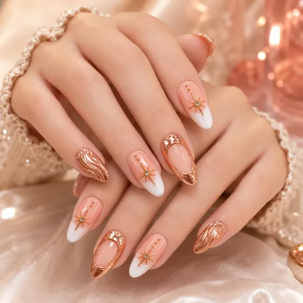 Abstract_Press_On_Nails_For_Women