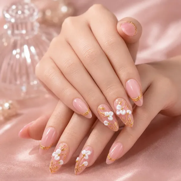 Abstract_Press_On_Nails_For_Women