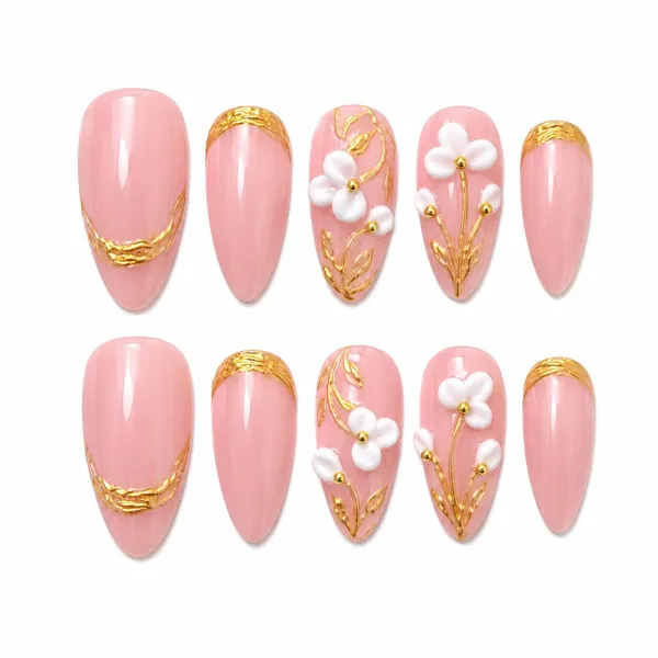 Abstract_Press_On_Nails_For_Women