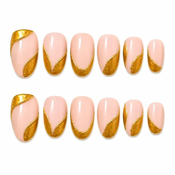 Abstract_Press_On_Nails_For_Women