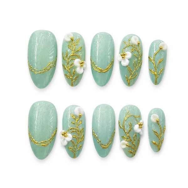 Abstract_Press_On_Nails_For_Women