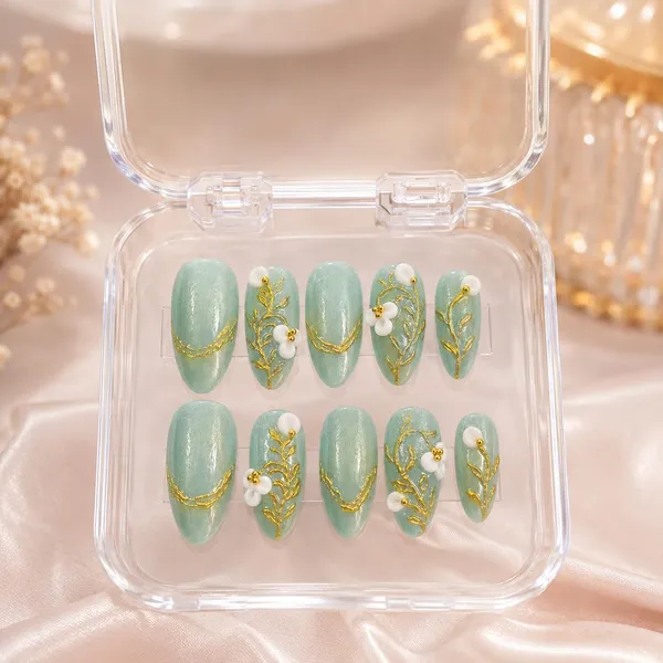 Abstract_Press_On_Nails_For_Women