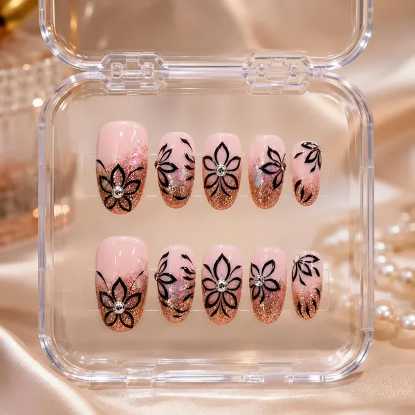 Abstract_Press_On_Nails_For_Women
