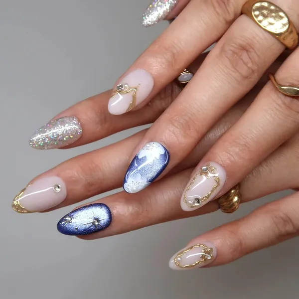 Abstract_Press_On_Nails_For_Women