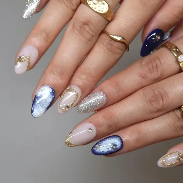 Abstract_Press_On_Nails_For_Women
