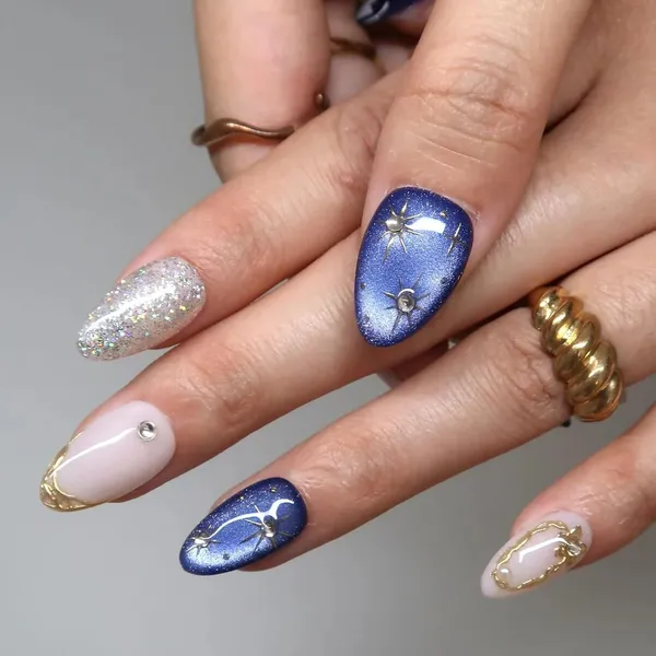 Abstract_Press_On_Nails_For_Women