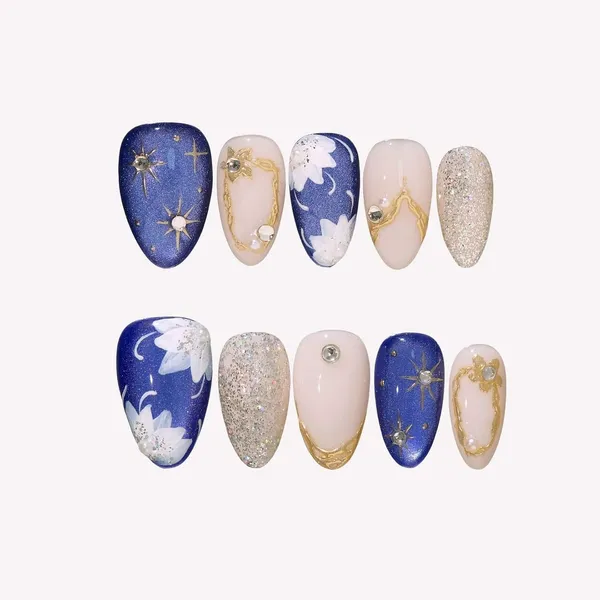 Abstract_Press_On_Nails_For_Women