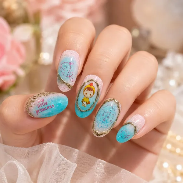 Abstract_Press_On_Nails_For_Women