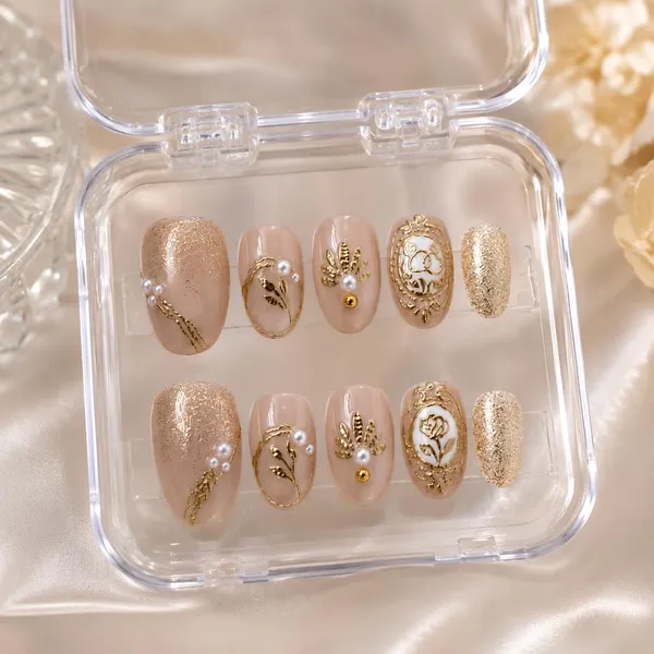 Abstract_Press_On_Nails_For_Women