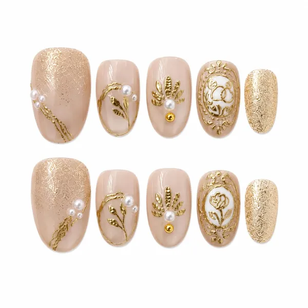 Abstract_Press_On_Nails_For_Women