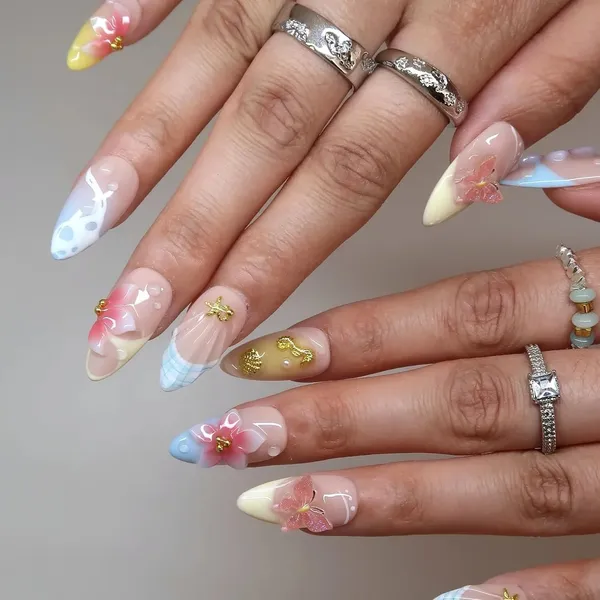 Abstract_Press_On_Nails_For_Women