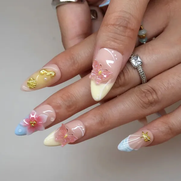 Abstract_Press_On_Nails_For_Women
