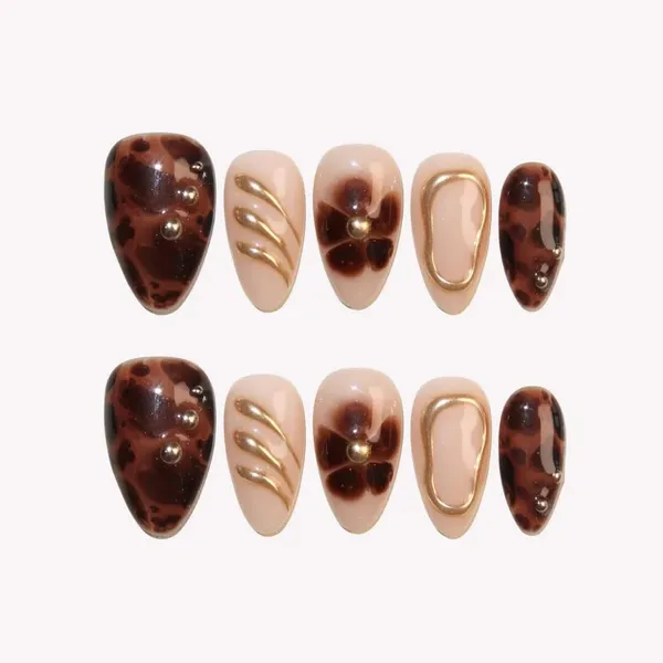 Abstract_Press_On_Nails_For_Women