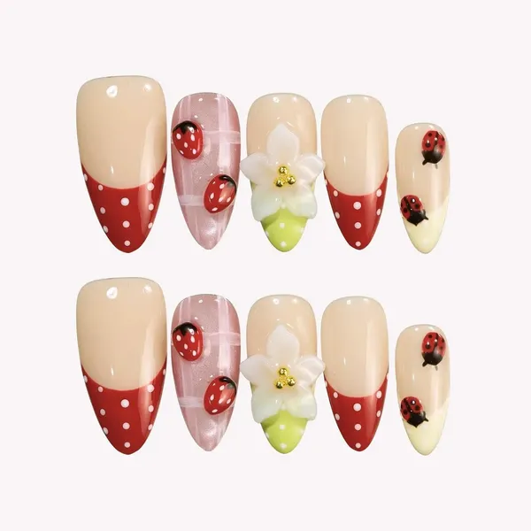 Abstract_Press_On_Nails_For_Women