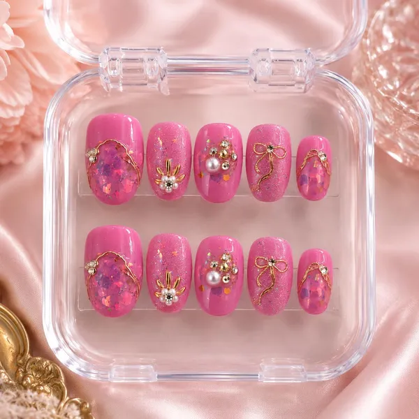 Abstract_Press_On_Nails_For_Women