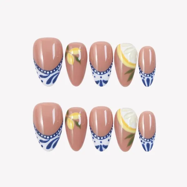Abstract_Press_On_Nails_For_Women