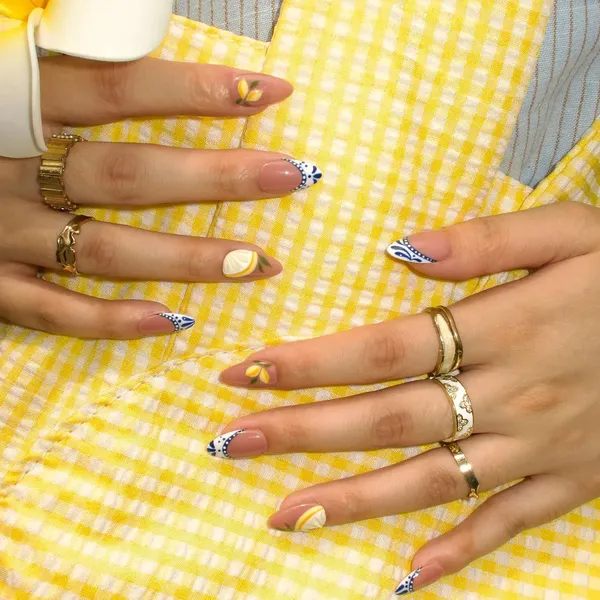 Abstract_Press_On_Nails_For_Women