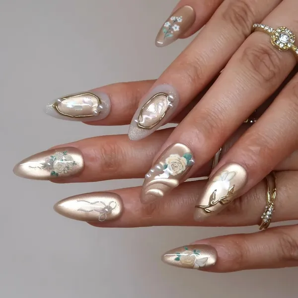 Abstract_Press_On_Nails_For_Women