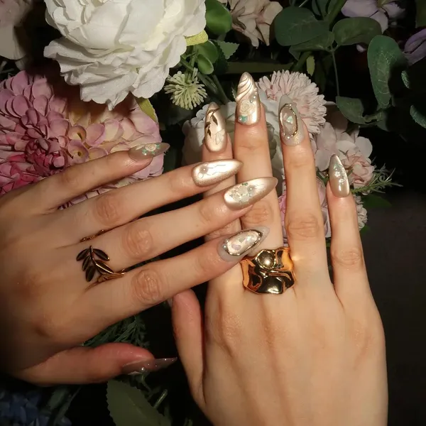 Abstract_Press_On_Nails_For_Women