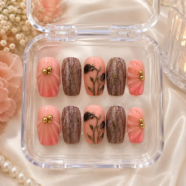 Abstract_Press_On_Nails_For_Women