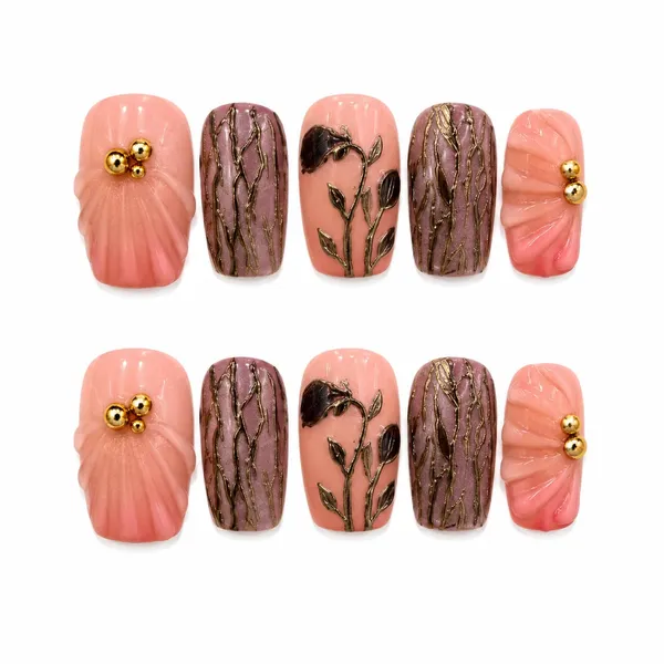 Abstract_Press_On_Nails_For_Women