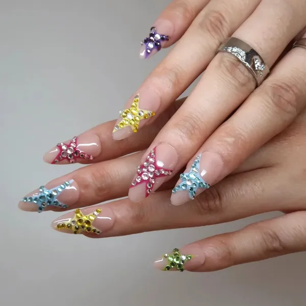 Abstract_Press_On_Nails_For_Women