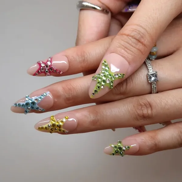 Abstract_Press_On_Nails_For_Women