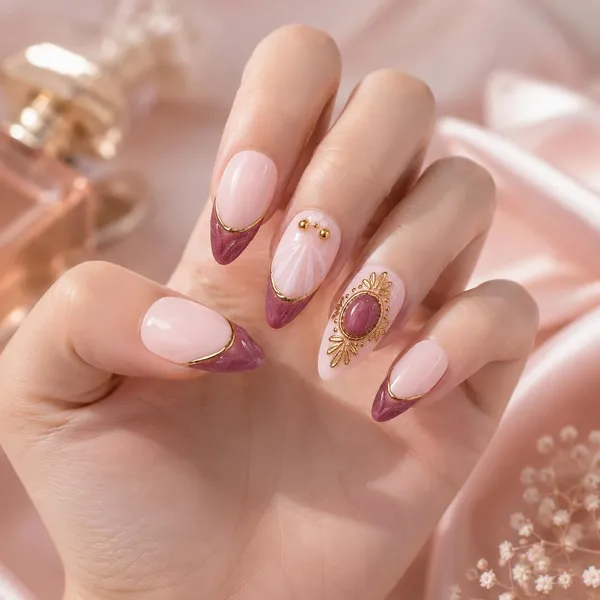 Abstract_Press_On_Nails_For_Women